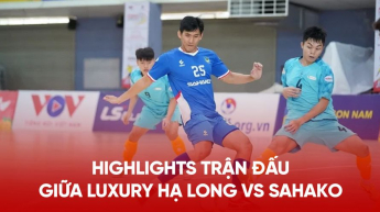 Highlights trận đấu giữa Luxury Hạ Long vs Sahako - Giải Futsal HDBank vô địch Quốc gia 2025