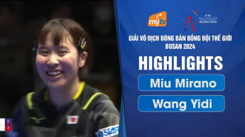 Miu Mirano vs Wang Yidi - ITTF World Team Table Tennis Championships Finals Busan 2024
