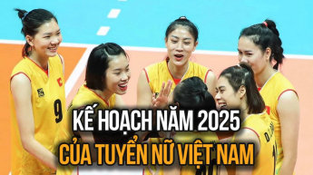 Lịch thi đấu và tập huấn của ĐT bóng chuyền nữ Việt Nam năm 2025