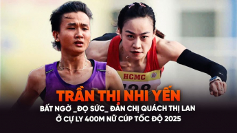 Trần Thị Nhi Yến bất ngờ đọ sức đàn chị Quách Thị Lan ở cự ly 400m nữ Cúp Tốc độ 2025