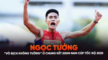 Ngọc Tưởng “vô địch không tưởng” ở chung kết 200m nam Cúp Tốc độ 2025 