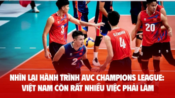 Nhìn lại hành trình AVC Champions League: Tuyển nam Việt Nam còn rất nhiều việc phải làm