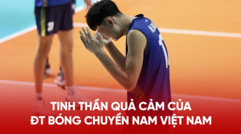 Tinh thần quả cảm của ĐT bóng chuyền nam Việt Nam khi chạm trán đối thủ Tây Á